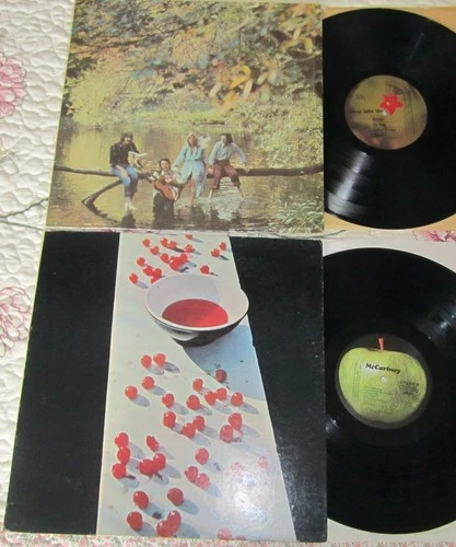 Two Paul McCartney/Wings-Vinyl LPs-Wild Life & McCartney-Beatles