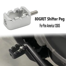Silver 80GRIT Shifter Foot Peg For Harley Pan America Special RA1250S 2021-2024