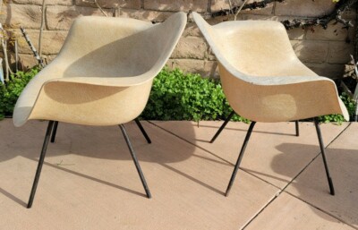 オアハカ ヴィンテージ eames bell OAXACA MEXICO 2 Eames Herman Miller LAX Fiberglass Arm Shell Chair X Base