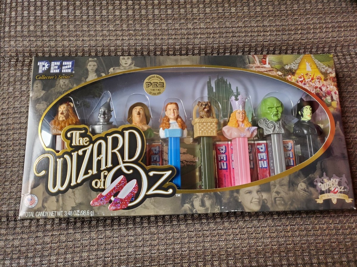 Wizard of Oz Pez Dispenser Limited Edition Collectors Set Brand
