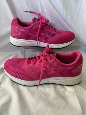 ASICS Women's Patriot 10 Fuchsia White Running Shoes Size UK
