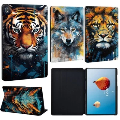 MINI Custodia supporto pelle animale per Samsung Galaxy Tab A11 8,7''/A11+ 11'' 2025