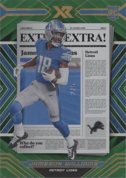 2022 Panini XR Jameson Williams #EXT-4 - 1 of 2