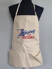 Reproduction WWII Gardening for Victory Apron Garden Vintage 1940s Style USA WW2