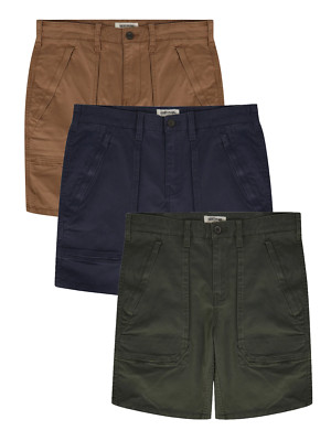Brandneu Herren Goodthreads verdeckter Reißverschluss vorne Cargo Shorts 3 Farben