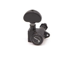 Kluson 3x3 Revolution E-Mount 90deg 20:1 ratio Locking Tuners, Black