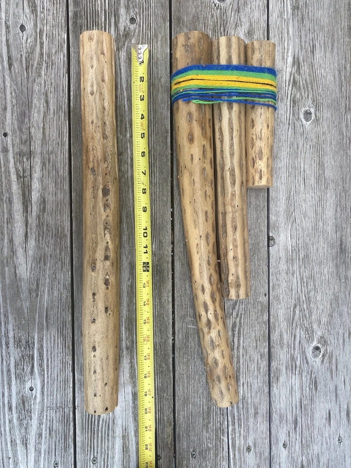 2 Rain Sticks (19”, 13”, 7”) & (19”) Musik Percussion Handtrommel Schlagzeug Band - Bild 3 von 4