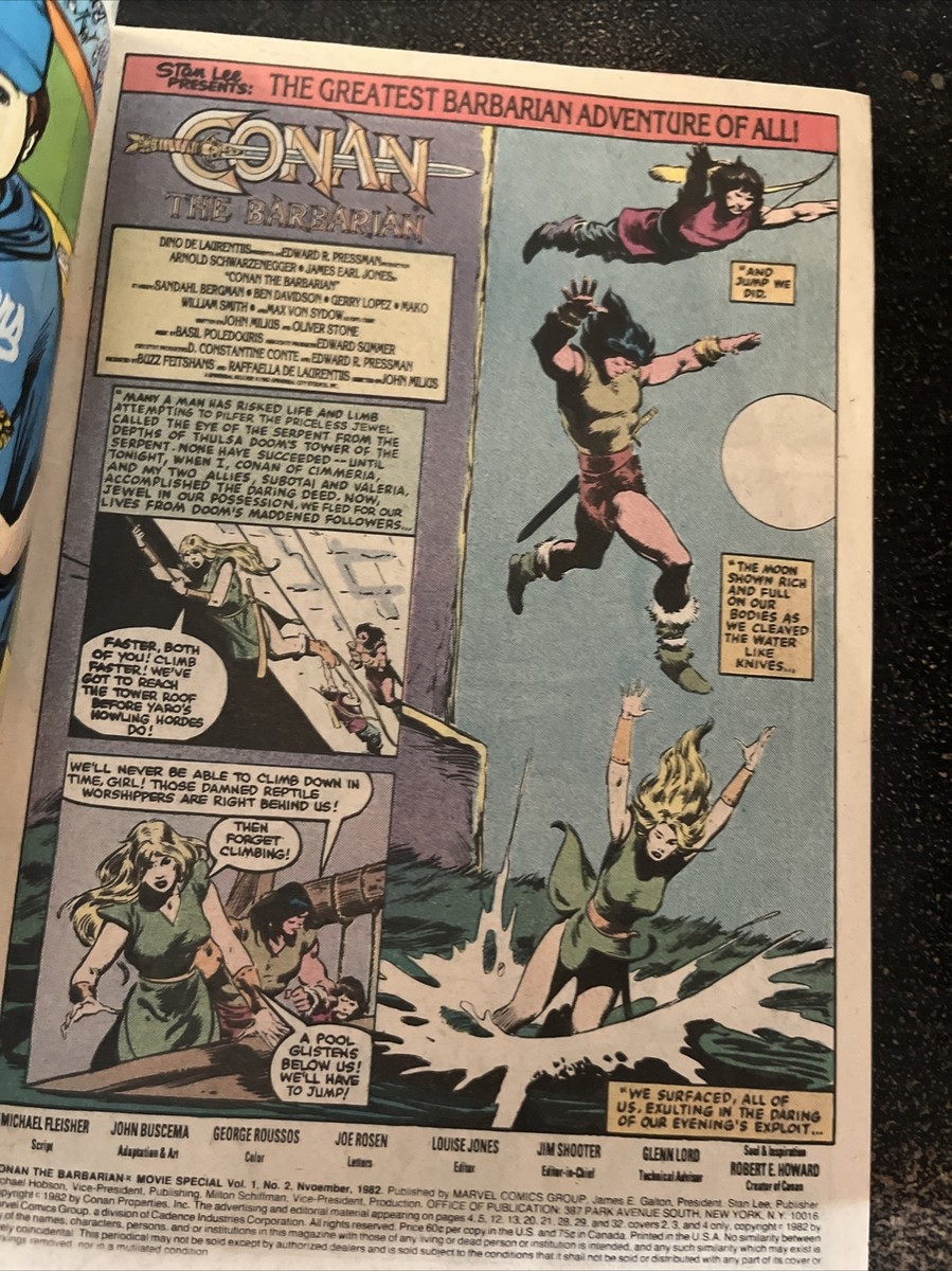 Conan The Barbarian:Movie Special#2 (6.5)(1982) Tree Of Woo