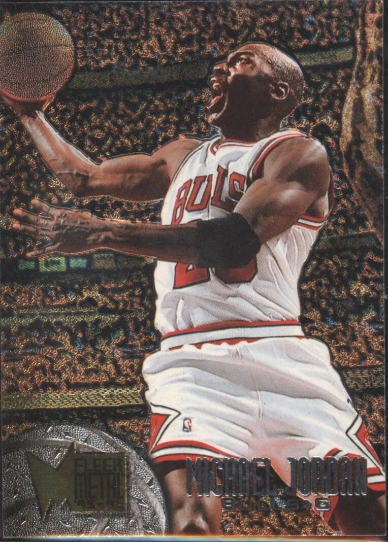 J | NBA | 1995 Fleer Metal | Michael Jordan #13 | Chicago Bulls