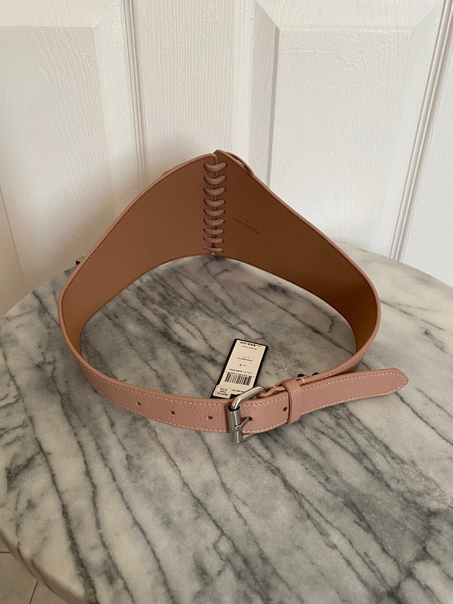 Bcbgmaxazria Faux Leather Corset Waist Tie Belt S | eBay display picture 2