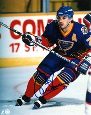 Guy Carbonneau   Autographed 8x10 St. Louis Blues   # S254