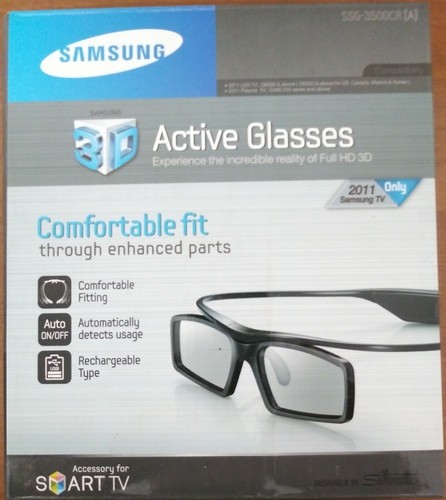 SAMSUNG Occhiali 3D attivi SSG-3500CR XC batteria non funzionante - uso  ricambio | eBay