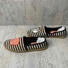 Circus Sam Edelman Womens Flats Size 7M White Black Striped Leni Espadrilles