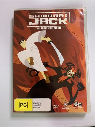 Samurai Jack The Premiere Movie (DVD, 2001) Animation Region 4 - 第 1/2 張圖片