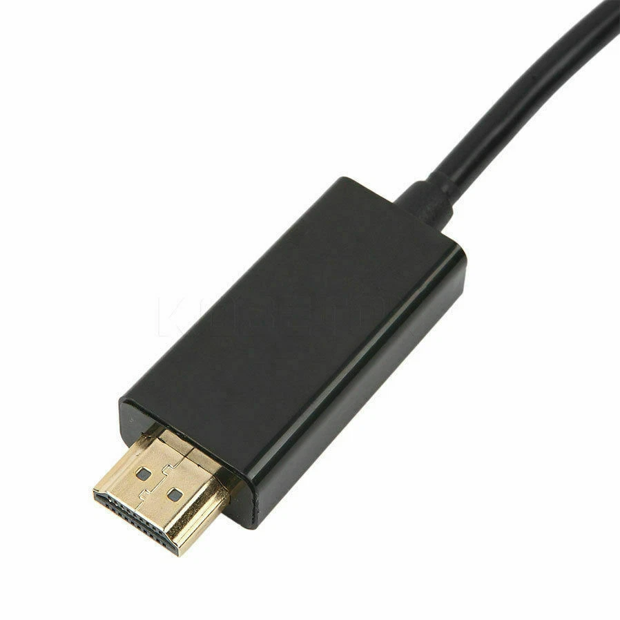 10FT Display Port DisplayPort DP to HDMI Cable Adapter Gold Plated 3DAY SHIPPING - Image 3 of 4