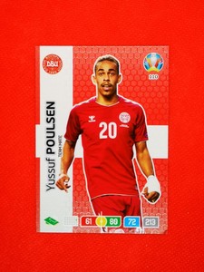 Card Card Panini Adrenalyn Xl Uefa Euro 110 Denmark Yussuf Poulsen Ebay
