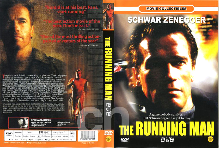THE RUNNING MAN (1987) Arnold Schwarzenegger DVD NEW