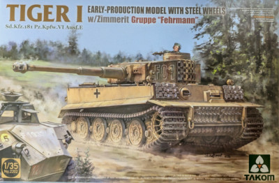 Takom 2202 - 1:35  TIGER I Early Prod. Steel Wheels w/Zimmerit ''Gruppe Fehrmann''