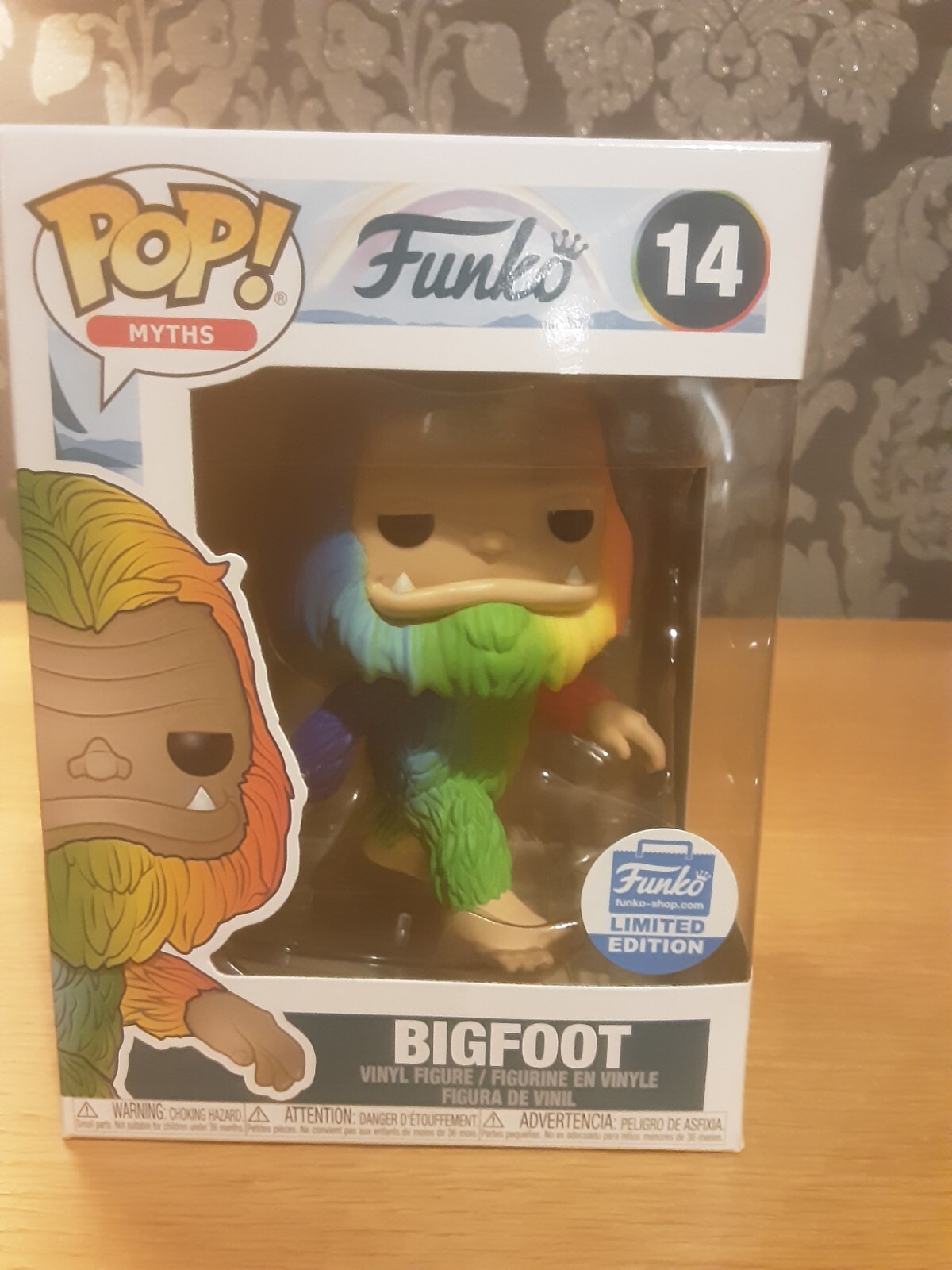 En Oferta Funko Pop Vinilo Bigfoot Myths #14 Rainbow Funko Shop Edición Limitada