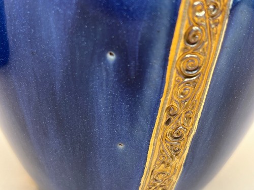 Antique pair of Florrie Jones Royal Doulton Pottery vases. 8565A. c1910. - Picture 7 of 11