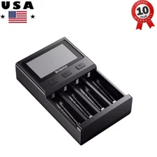 Scigold AA AAA Rechargeable 1.5V Battery Charger Ni-MH/Ni-Zn Batteries with LCD