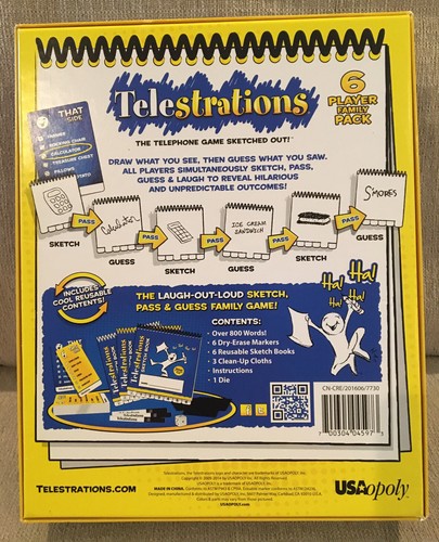 Telestrations family game the telephone game sketched out - Picture 2 of 8
