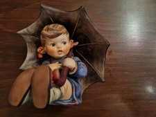 Goebel Göbel Hummel Figur mädchen mit Schirm 152/0 B b 1957 Keramik