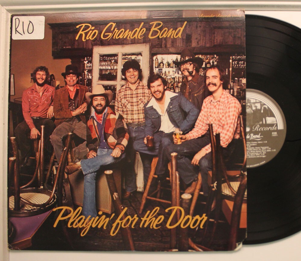 Rio Grande Band Lp Playin' For The Door On Rounder - Vg++ / Vg++