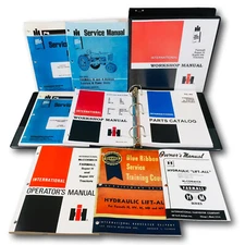 Farmall International Super H Hv Tractor Service Parts Operators Manual Lift All