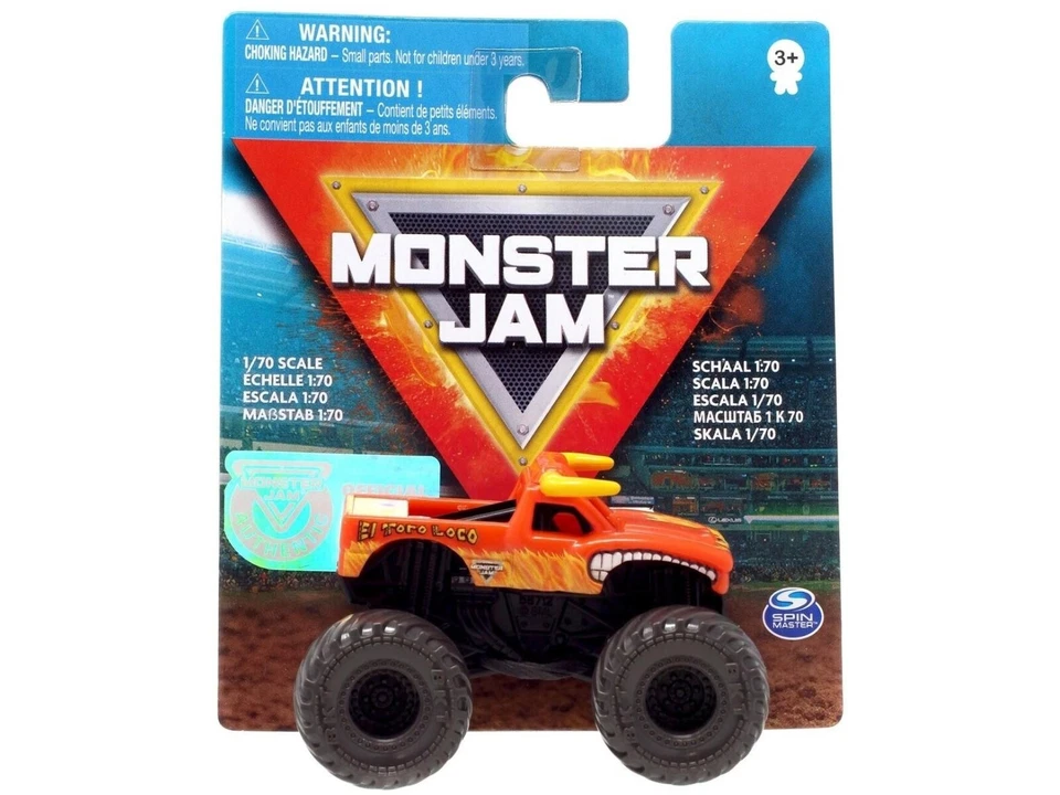 Machine Spin Master Monster Jam en métal moulé sous pression El Toro Loco éch... - Photo 4/4