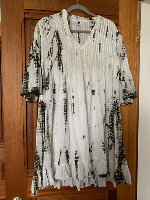 white christmas dresses Tie Dye Dress XL main image 1