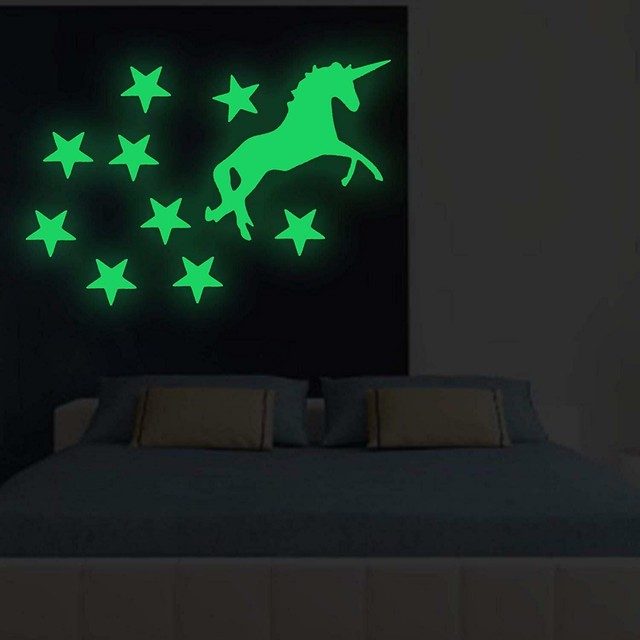 12x Glow In the Dark Wall Stickers Decal Vinyl Removable Home Room