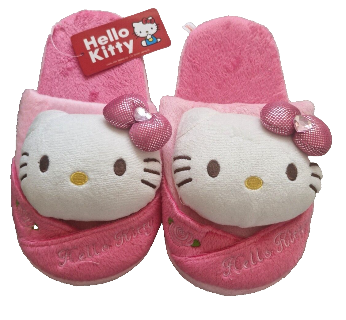 SAOLA Pantofole Hello Kitty donna ragazza vintage 2009 con etichetta e confezione solo Giappone