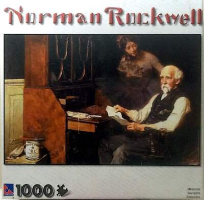 Memories Norman Rockwell 1000 pc 28" X 19" Canadian Group Sure-Lox ...