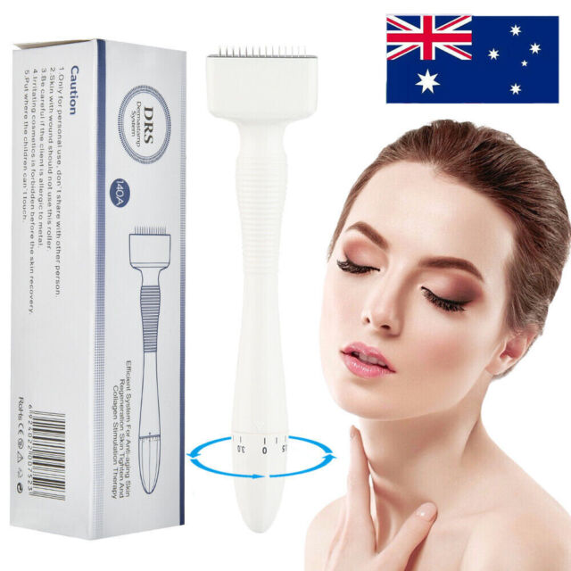 Needle Derma Roller Stamp Microneedle Skin Care Wrinkle Therapy Anti Ageing HQ AV10300