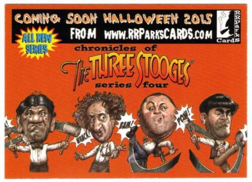 Chronicles Of The Three Stooges Series 4. Coming Soon Promo Card #Promo 12 - Afbeelding 1 van 2