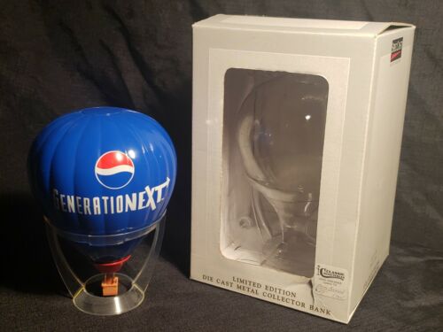 Pepsi Generation Next Hot Air Balloon Die Cast Metal Collector Bank 97 Spec Cast - Picture 1 of 10