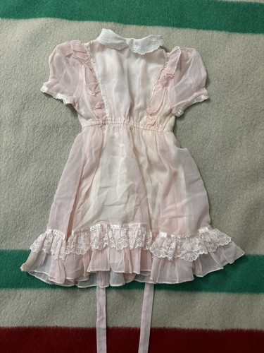 Vintage 70s Gunne Sax Jeunes Filles Jessica San Francisco Dress Youth Girls 5 - Picture 4 of 9