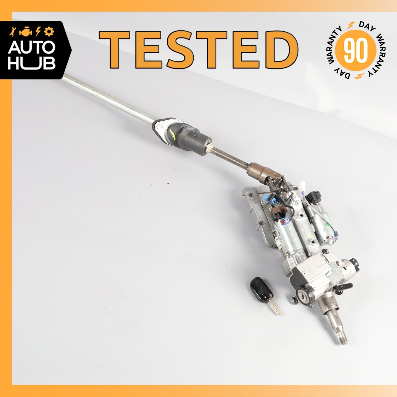 05-07 Maserati Quttroporte  M139 Steering Wheel Column w/ Lock Key OEM