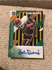 Bob Dandridge 2019 optic choice green auto autograph #4/8