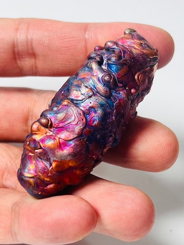 Noni Rainbow 7 colored LEKLAI Magic Stone Amulet charming Talisman Natural Rare - Picture 4 of 21