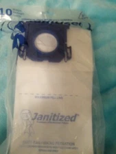 10 Bags/Pack Vacuum Anti-Microbial Filter Bag Janitized  Jan-Wisen-3; Karcher