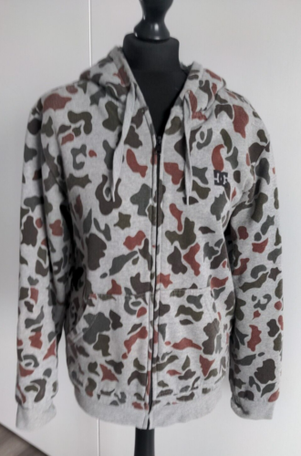 DC shoes camouflage hoody with zip - Picture 1 of 11