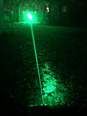 High-End Green Power 530nm Laser Pointer  Visible Burn Beam U S