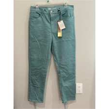 New DG2 10T Blue Slim-Stretch Women's Jeans Lace Up Bottoms 149
