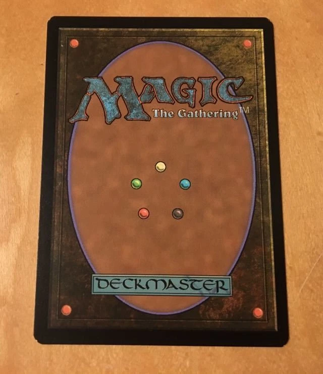 MTG Russian FOIL Snow Capped Mountain Magic Gathering Card Used - Image 2 of 2