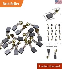20Pcs Carbon Motor Brushes, 16mm x 13mm x 7mm Electric Tool Replacement Parts...