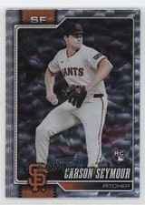 2026 Topps Series 1 Silver Crackle Foil Carson Seymour #112 14ms