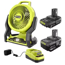 ONE+ 18V Lithium-Ion 4.0 Ah Battery, 2.0 Ah Battery, and Charger Kit 