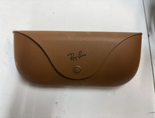 Ray-Ban Brown Snap Hard Case for Glasses Sunglasses Unisex